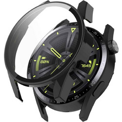 Techsuit Defense360 Pro Πλαστική Θήκη Tempered Glass για Huawei Watch GT3 46mm Μαύρη