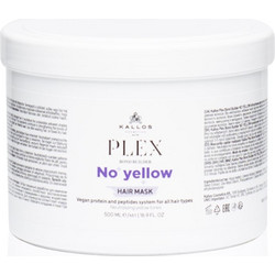 Kallos KJMN Plex No Yellow Μάσκα Μαλλιών για Προστασία Χρώματος για Βαμμένα Μαλλιά 500ml