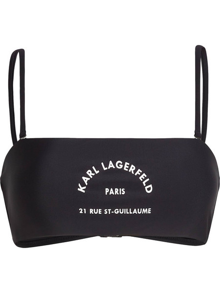 Karl Lagerfeld Bikini Top Μπουστάκι Μαύρο A2W46013-999