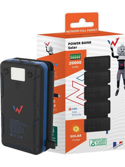 Energizer WX20S Power Bank 20000mAh με 2 Θύρες USB-A & Θύρα USB-C Black