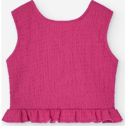 Losan Παιδικό Crop Top Αμάνικο Φούξια LKGAP030325013