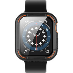 Nillkin CrashBumper Πλαστική Θήκη Tempered Glass για Apple Watch 4 / 5 / 6 / SE 40mm Μαύρη