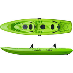 SCK Barka Πλαστικό Kayak 2 Ατόμων Πράσινο 0201-35920