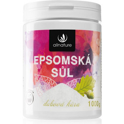 Allnature Oak Bark Epsom Άλατα Μπάνιου Κρύσταλλοι 1kg