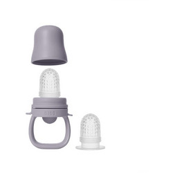 BIBS Τροφοδότης Σιλικόνης Fossil Grey