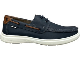 Pegada Ανδρικά Μοκασίνια Boat Shoes Καστόρινα Navy Μπλε 142203