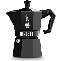 Bialetti Moka Exclusive Μπρίκι Espresso 3Cups Μαύρο