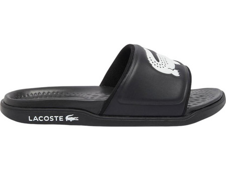 Lacoste Ανδρικές Παντόφλες Καλοκαιρινές Μαύρες 49CMA0038-312