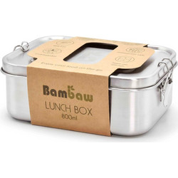 Bambaw Δοχείο Φαγητού Inox 800ml Ασημί