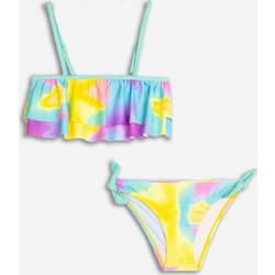 Funky Παιδικό Μαγιό Bikini Set για Κορίτσι Τιρκουάζ Κίτρινο Μωβ 125-0710-1