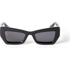 Off White OERI137 1007 Γυναικεία Γυαλιά Ηλίου Cat Eye Κοκάλινα Μαύρα με Μαύρο Φακό