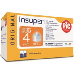 Pic Insupen Βελόνες Ινσουλίνης 33G 4mm 100τμχ