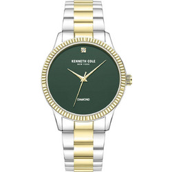 Kenneth Cole Γυναικείο Ρολόι με Ασημί Μεταλλικό Μπρασελέ KCWLG0032605