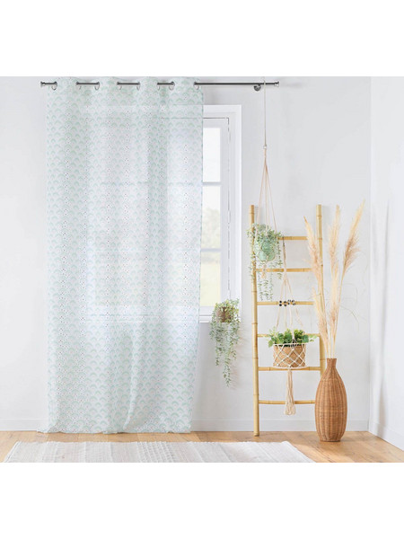 Spitishop Κουρτίνα Παραθύρου με Τρουκς 140x240 Lorea 1627498 Sage