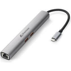 Sharkoon USB-C Docking Station με HDMI PD Ethernet