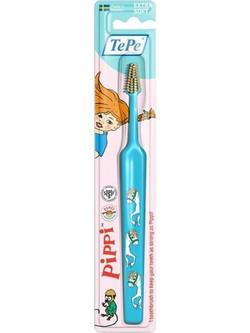 Tepe Pippi Extra Soft Παιδική Oδοντόβουρτσα Μπλε