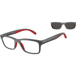 Arnette AN4356 28411W Ανδρικός Σκελετός Γυαλιών Οράσεως με Clip-On Κοκάλινος Μαύρος