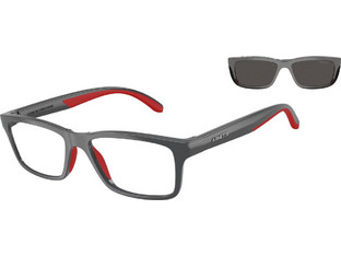 Arnette AN4356 28411W Ανδρικός Σκελετός Γυαλιών Οράσεως με Clip-On Κοκάλινος Μαύρος