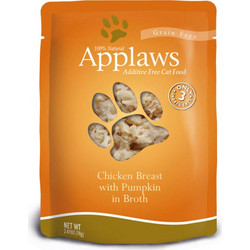 Applaws Adult with Chicken Breast & Pumpkin in Broth 4x70gr