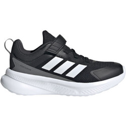 Adidas Fortarun 4.0 Παιδικά Αθλητικά Παπούτσια για Τρέξιμο Μαύρα Λευκά JQ5193