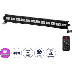 Globostar 79660 Φωτορυθμικό Μπάρα LED DMX UV