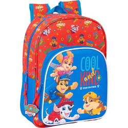 Safta The Paw Patrol Cool Σχολική Τσάντα Πλάτης Νηπιαγωγείου Κόκκινη Μπλε 612542185