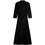 Tommy Hilfiger Midi Καθημερινό Φόρεμα Μεταξωτό Μαύρο WW0WW46138-BDS