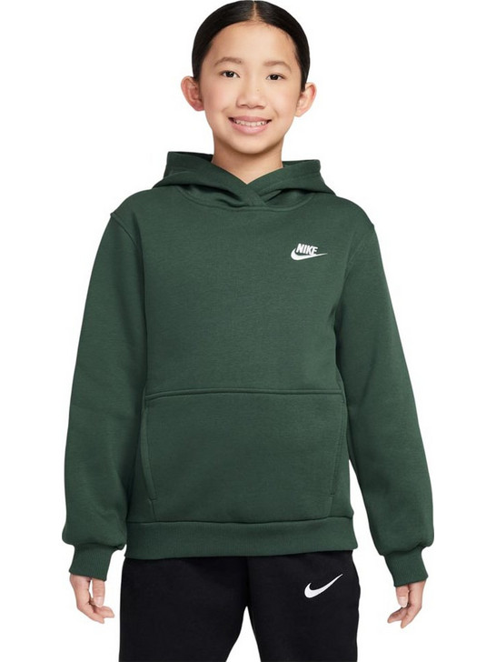 Nike Παιδικό Φούτερ με Κουκούλα Πράσινο FD3000-323