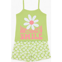 Pretty Baby Παιδική Πιτζάμα Βαμβακερή Καλοκαιρινή Lime 63169