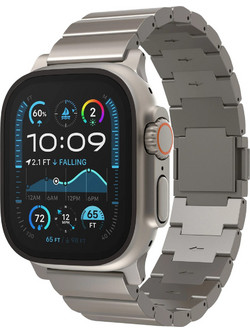 Decoded Titanium Λουράκι Μεταλλικό Natural (Apple Watch Ultra 49mm)