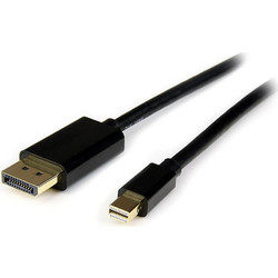 StarTech Καλώδιο Mini DisplayPort 1.2 to DisplayPort Male 4m Black MDP2DPMM4M