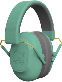 Kidywolf KIDYNOISE Παιδικά Ακουστικά Over Ear με Noise Cancelling Πράσινα