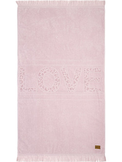 Nima Salty Love Jacquard Πετσέτα Θαλάσσης Ροζ 90x160cm
