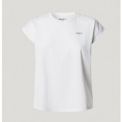 Pepe Jeans Παιδικό T-Shirt Κοντομάνικο Λιλά Λευκό PG503153-800