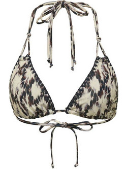 Only Bohemian Bikini Top Τριγωνάκι Εκρού Μαύρο 15324867
