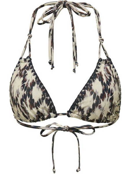 Only Bohemian Bikini Top Τριγωνάκι Εκρού Μαύρο 15324867
