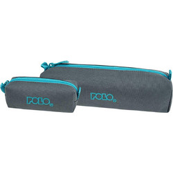 Polo Original Wallet Κασετίνα Βαρελάκι Γκρι Πετρόλ 937006-2258