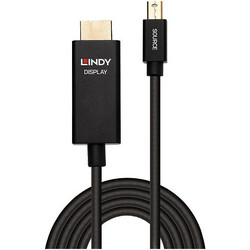 Lindy Καλώδιο Mini DisplayPort to HDMI Male 1m Black 40921