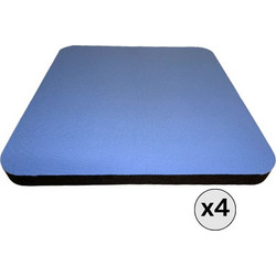 Acustico Audiodesigner DECHO Style Square Ηχοαπορροφητικά Πάνελ 60x60x4cm 4τμχ Γαλάζιο