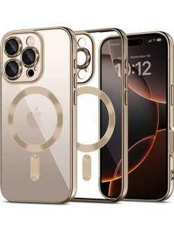 Tech-Protect Magflex Back Cover Shiny Desert/Clear (iPhone 16 Pro Max)