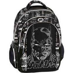 Graffiti Batman Σχολική Τσάντα Πλάτης Δημοτικού Μαύρη 255211