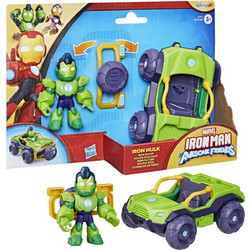 Hasbro Marvel Iron Man & His Awesome Friends Iron Hulk & Iron Racer Φιγούρα Δράσης για 3+ Ετών