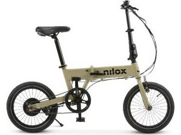 Nilox J2 Σπαστό Ηλεκτρικό Ποδήλατο Πόλης 16" 250W Μπεζ