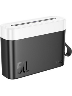 Hoco J94A Masterful Power Bank 50000mAh 22.5W με 2 Θύρες USB-A & Θύρα USB-C Black White