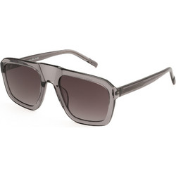 Kaleos NAKAJIMA2 Ανδρικά Γυαλιά Ηλίου Aviator Κοκάλινα Γκρι με Καφέ Φακό