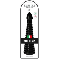 Toyz4lovers Italian Cock Tito Extreme Πρωκτικό Dildo 26cm Μαύρο