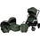 Bebe Stars Mythos Καρότσι Μωρού 3 σε 1 Forest Green