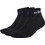 Adidas Ανδρικές Κάλτσες Κοντές Μαύρες 3Pack IC1303