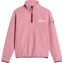 Napapijri Fleece T-Cuverville Γυναικείο Αθλητικό Φούτερ Ροζ NP0A4HBQ-P87