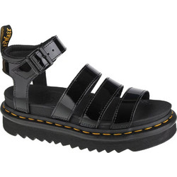 Dr. Martens Blaire Γυναικεία Σανδάλια Λουστρίνι Μαύρα 24192001